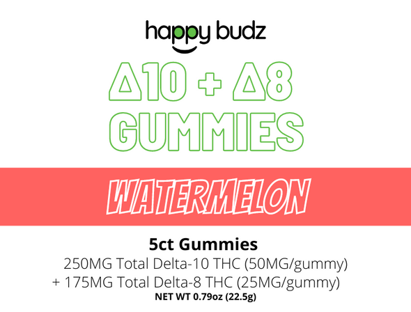 D10 + D8 Watermelon Gummies